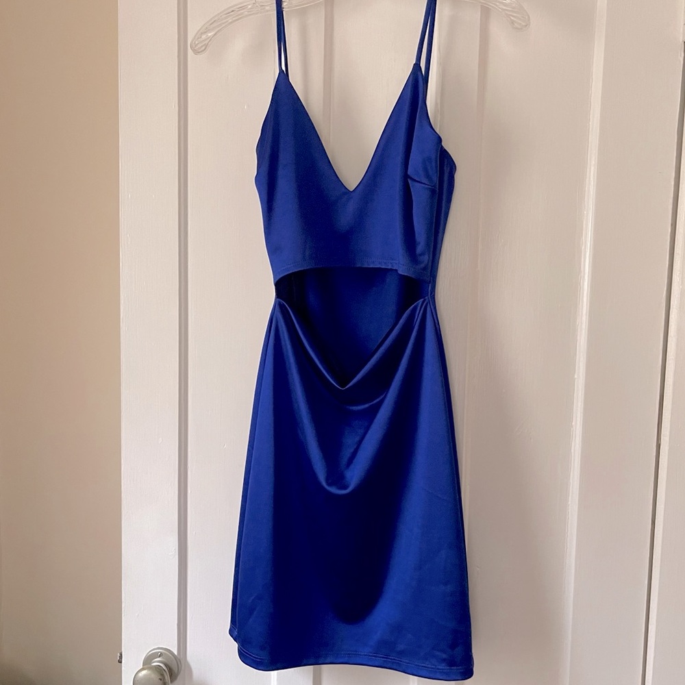 NWOT Silk Cut Out Going Out Mini Dress